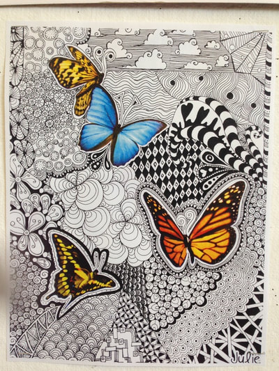 Zentangle Collage - ms. a's art classes